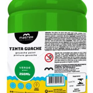 TINTA GUACHE VERDE – 250ML