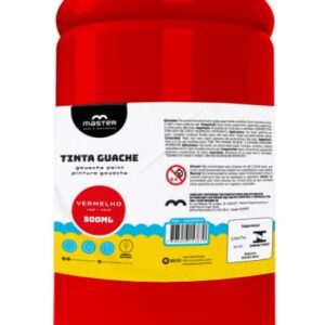 TINTA GUACHE VERMELHO – 500ML