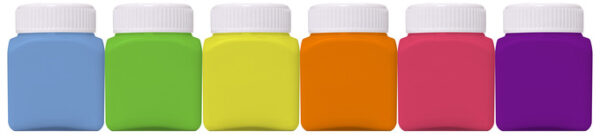 TINTA GUACHE 06 CORES NEON - 15ML