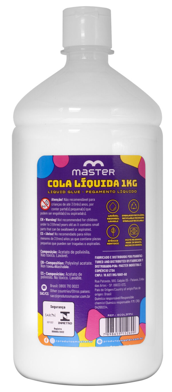 COLA LÍQUIDA BRANCA - 1KG