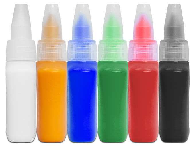 COLA LÍQUIDA COLORIDA - 6 CORES - 25G - Imagem 2