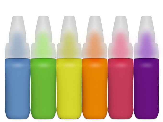 COLA LÍQUIDA COLORIDA - 6 CORES NEON - 25G - Imagem 2