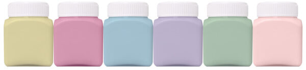 TINTA GUACHE 06 CORES TONS PASTEL - 15ML