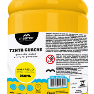 TINTA GUACHE AMARELO – 250ML