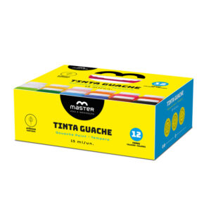TINTA GUACHE 12 CORES – 15ML