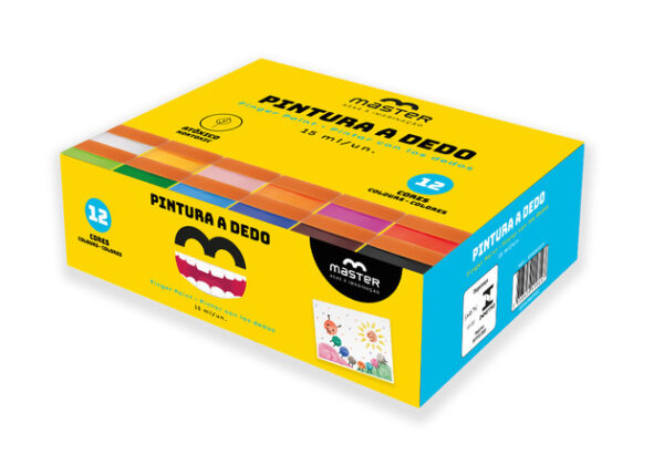 PINTURA A DEDO - 12 CORES - 15ML