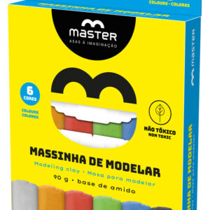 MASSINHA DE MODELAR – 6 CORES – 90G