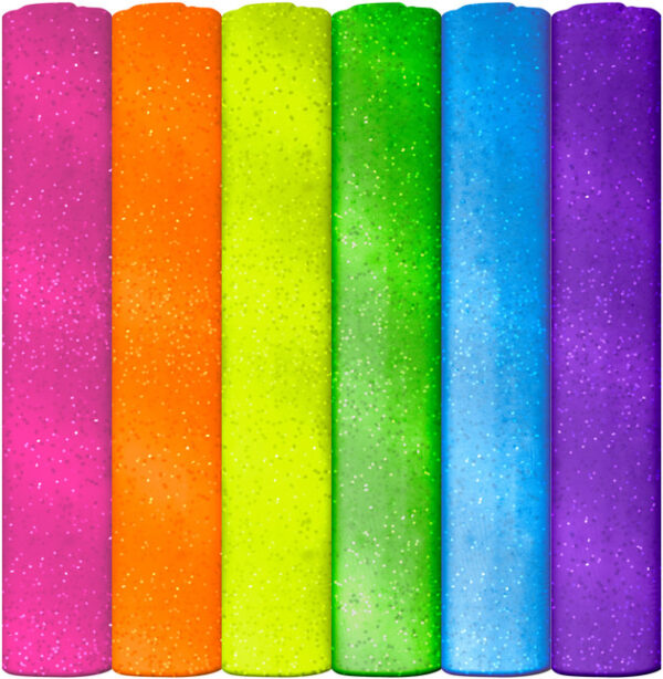 MASSINHA DE MODELAR - 6 CORES COM GLITTER - 90G