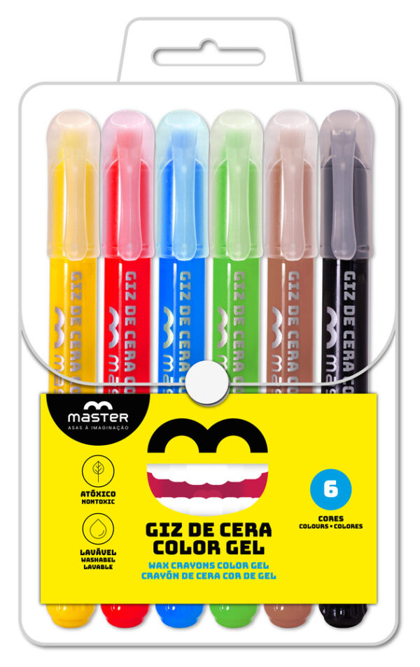 GIZ COLOR GEL - 6 CORES