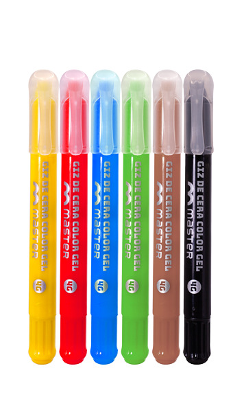 GIZ COLOR GEL - 6 CORES
