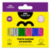 TINTA GUACHE BASTÃO - 6 CORES METÁLICAS