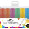 MARCA TEXTO - 6 CORES GLITTER