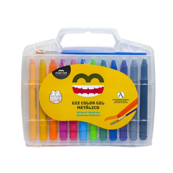 GIZ COLOR GEL - 12 CORES METÁLICAS