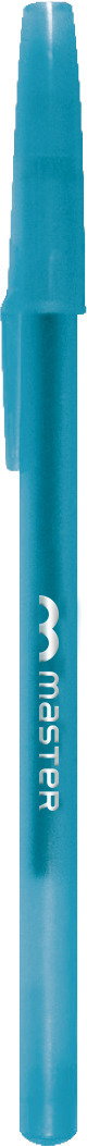 CANETA ESFEROGRÁFICA TRANSLÚCIDA AZUL - PONTA MÉDIA 1.0MM - CX 50UN