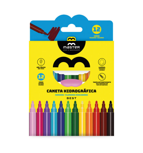 CANETINHA HIDROGRÁFICA BEST - 12 CORES