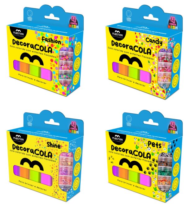 KIT DECORACOLA - 2UN CADA, 8UN TOTAL