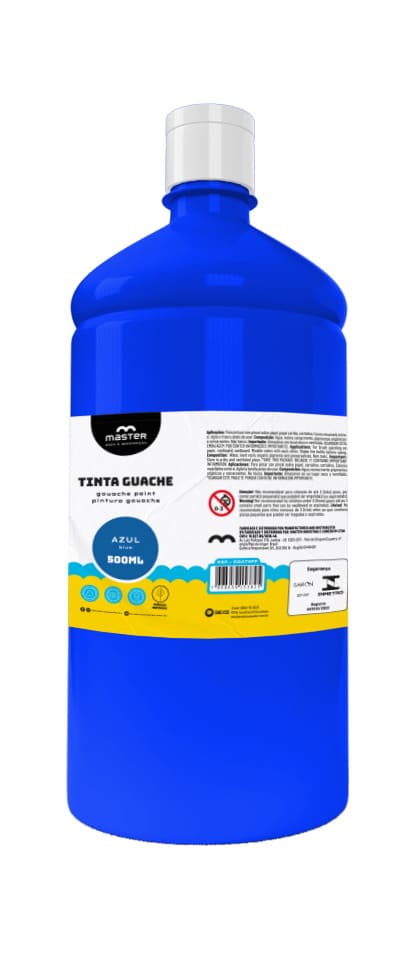 KIT GUACHE 500 ML - 2UN CADA, 12UN TOTAL