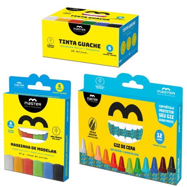KIT INFANTIL PEQUENO - 4UN CADA, 12UN TOTAL